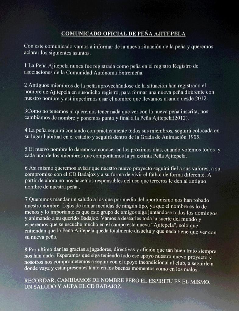 AjitepelaCDB's tweet photo. Tras lo sucedido y comunicados... ¡Ya tenemos nueva peña y nuevo twiter!

Siguenos @FrenteBatalyaw     RT http://t.co/PucIuCDcAd