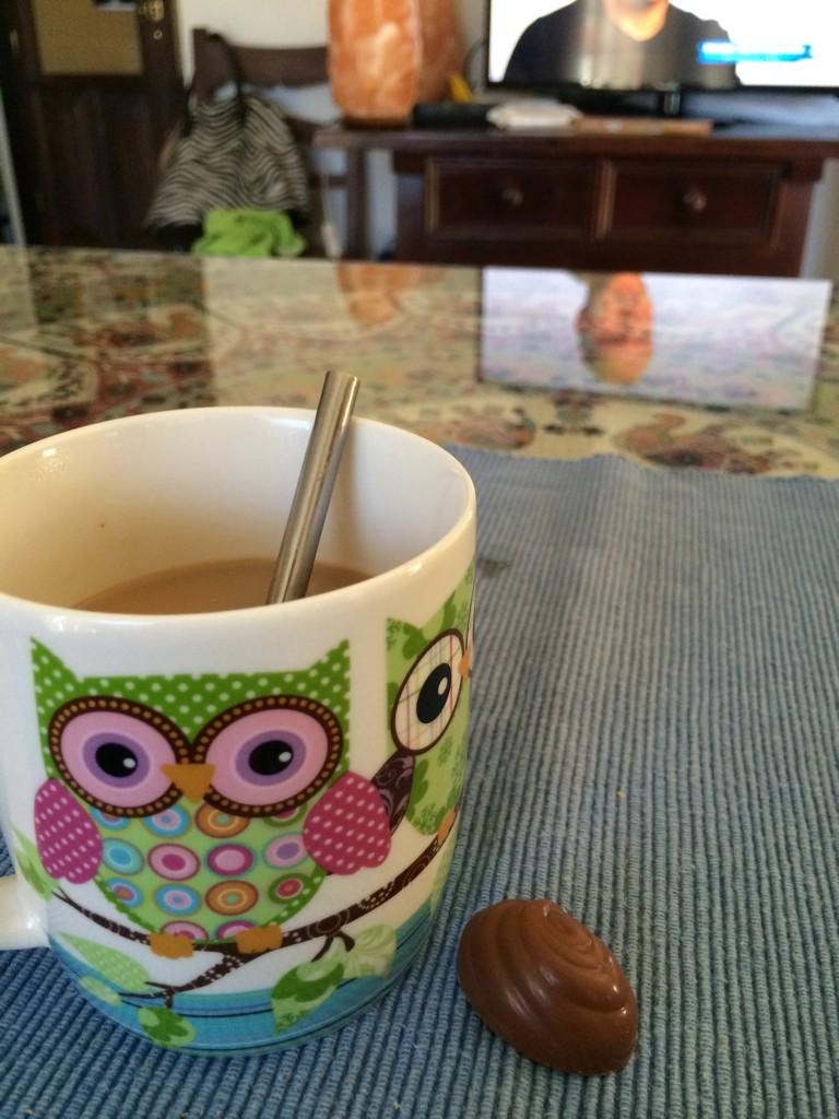 RokoOficial's tweet image. Disfrutando de un cafelito bombones! Esta tarde estaré con mi amado @ferraraoficial en @YoguiJi Granada #KarmaGame