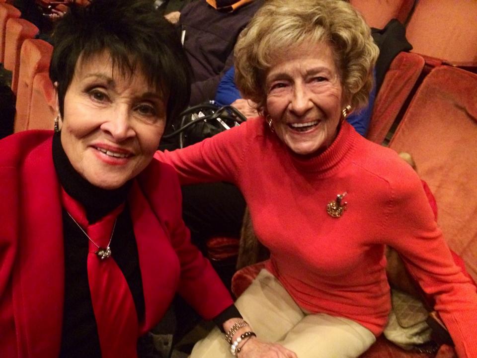 Happy Birthday to legend, Chita Rivera! Here\s a photo of Ms. Rivera and Lilo from our Opening! 