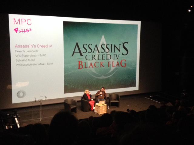MILL__CHANNEL's tweet photo. VFX Sup Franck Lambertz talks about #CannesLions VFX Gold winner #AssassinsCreed @ParisImagesDS w/ @Stink #PIDS2015 http://t.co/foBOFFqU99