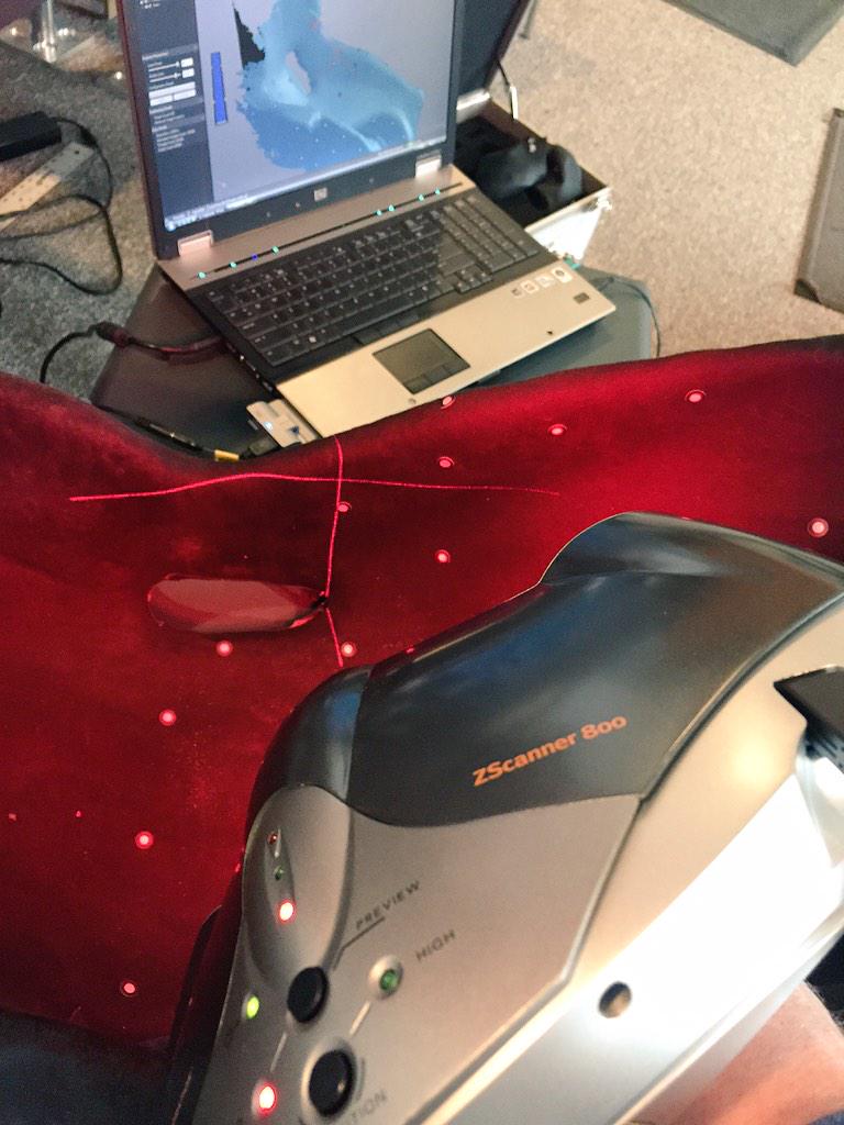 BaldSpotSports's tweet photo. @Hinchtown  modification done to #customseat #epp #comfortisfast #indycar #zscanner #creaform #geomagic #3dscanning http://t.co/qQDBosBiPn