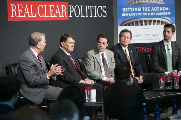 RCPolitics's tweet photo. Freshman senators at #RCPNewFaces shed light on case for #KeystoneXL, @JamesArkin reports: http://t.co/uJ7SX4t0P5 http://t.co/VBfh6GCF04