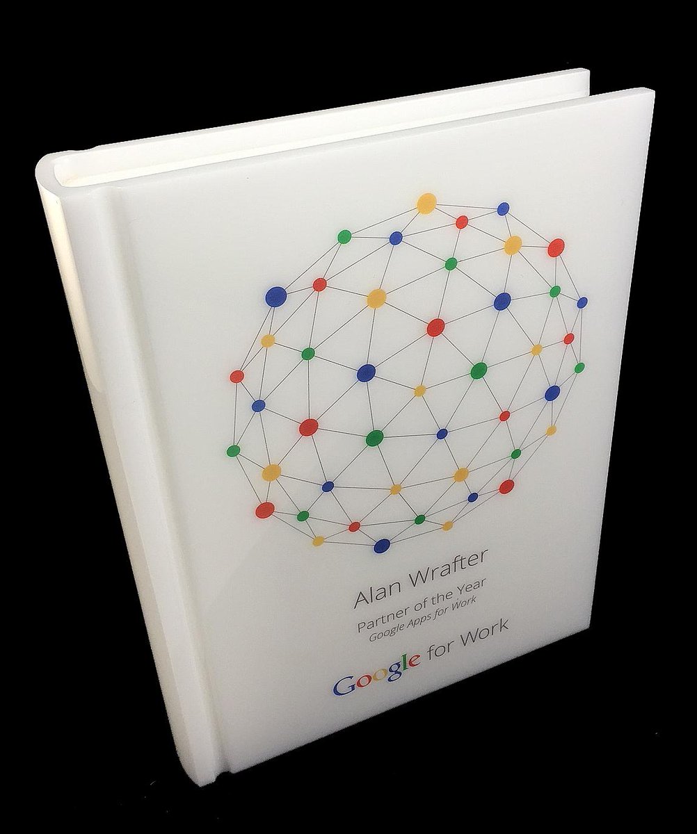 LoriaAwards's tweet image. Book shaped and very stylized #acrylic blocks #Awards for #Google