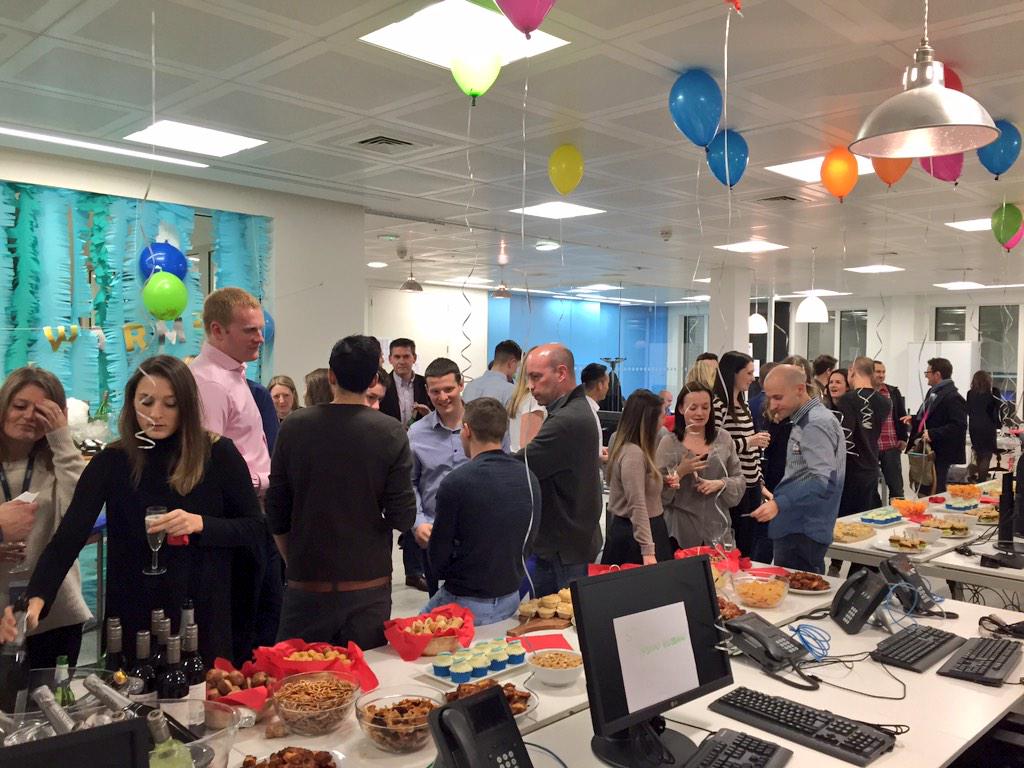 Paul_Framp's tweet photo. Another celebration at the end of a great #havastogether week as we launch #ForwardMedia our @O2 agency brand http://t.co/LhFR4c98mR