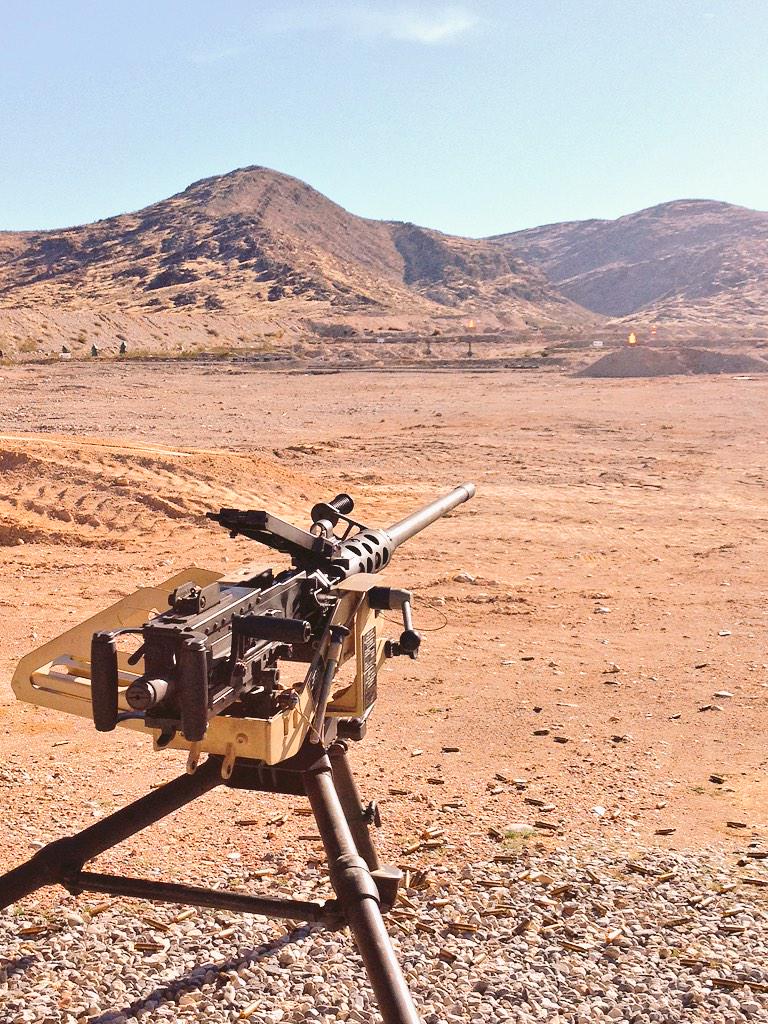 GunsAndAmmoMag's tweet image. Shooting the legendary .50-cal  #MaDeuce with @USOrd is never a disappointing experience ...until the belts run out.