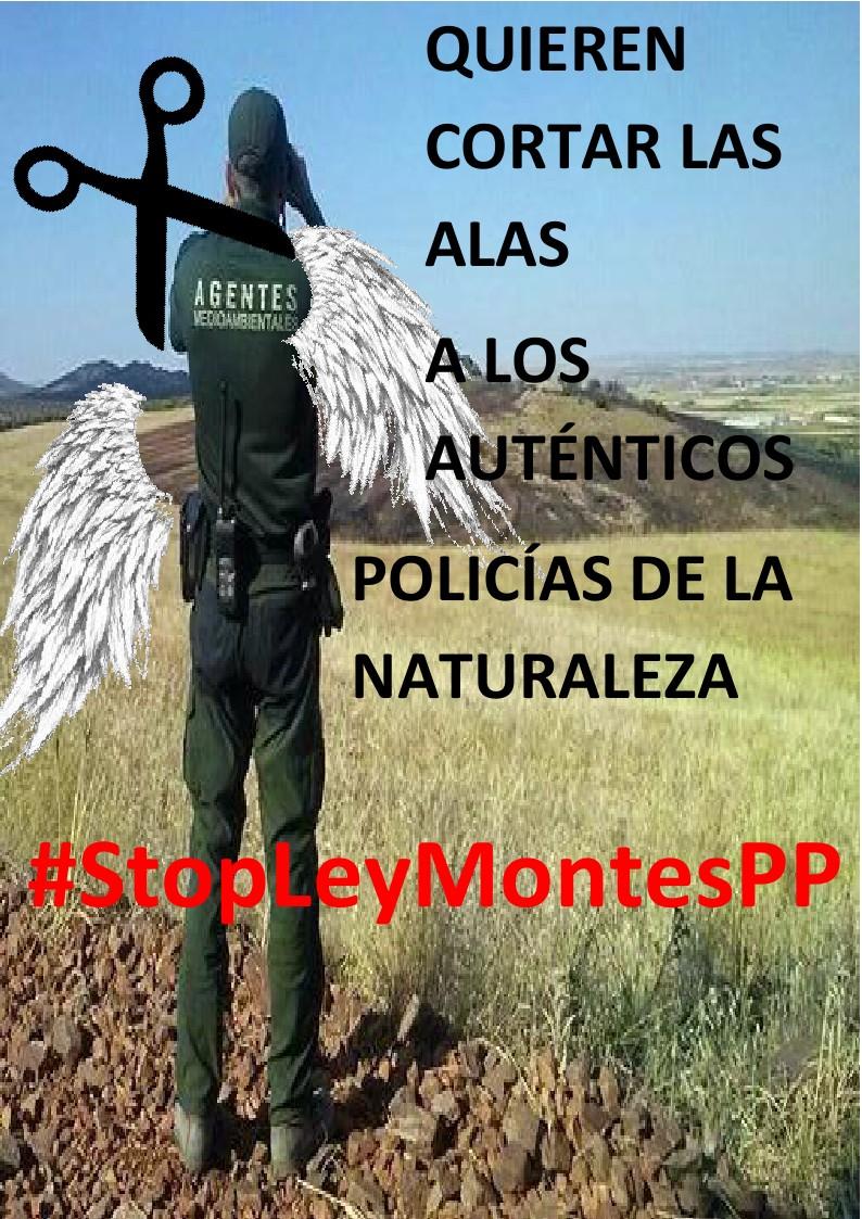 AMedioambiental's tweet photo. Cuantos Agentes de la autoridad necesitas para denunciar #DelitoMedioambiental, solo 1, el de #AAMM #StopLeyMontesPP http://t.co/yDSmVJw4SW
