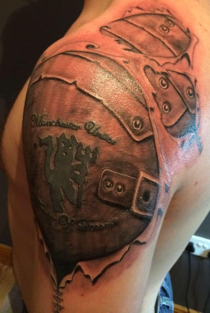 lannon7's tweet photo. Had the devil first got the armour done around it #mutattoos http://t.co/N6504ayqzl