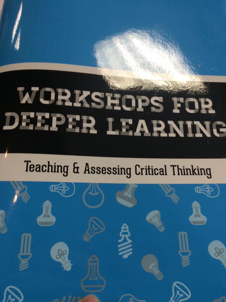 joelwilliamotto's tweet photo. Day 2 with @charitypbl in Red Deer Alberta. Today we're learning all about Critical Thinking! #PBL #pblpd http://t.co/J3f95NTsyH