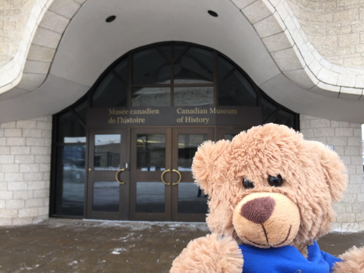 ogcsae's tweet photo. The #teteatete bear made a stop at the @CanMusHistory too!  Did you see him there? http://t.co/pNrSsQHect