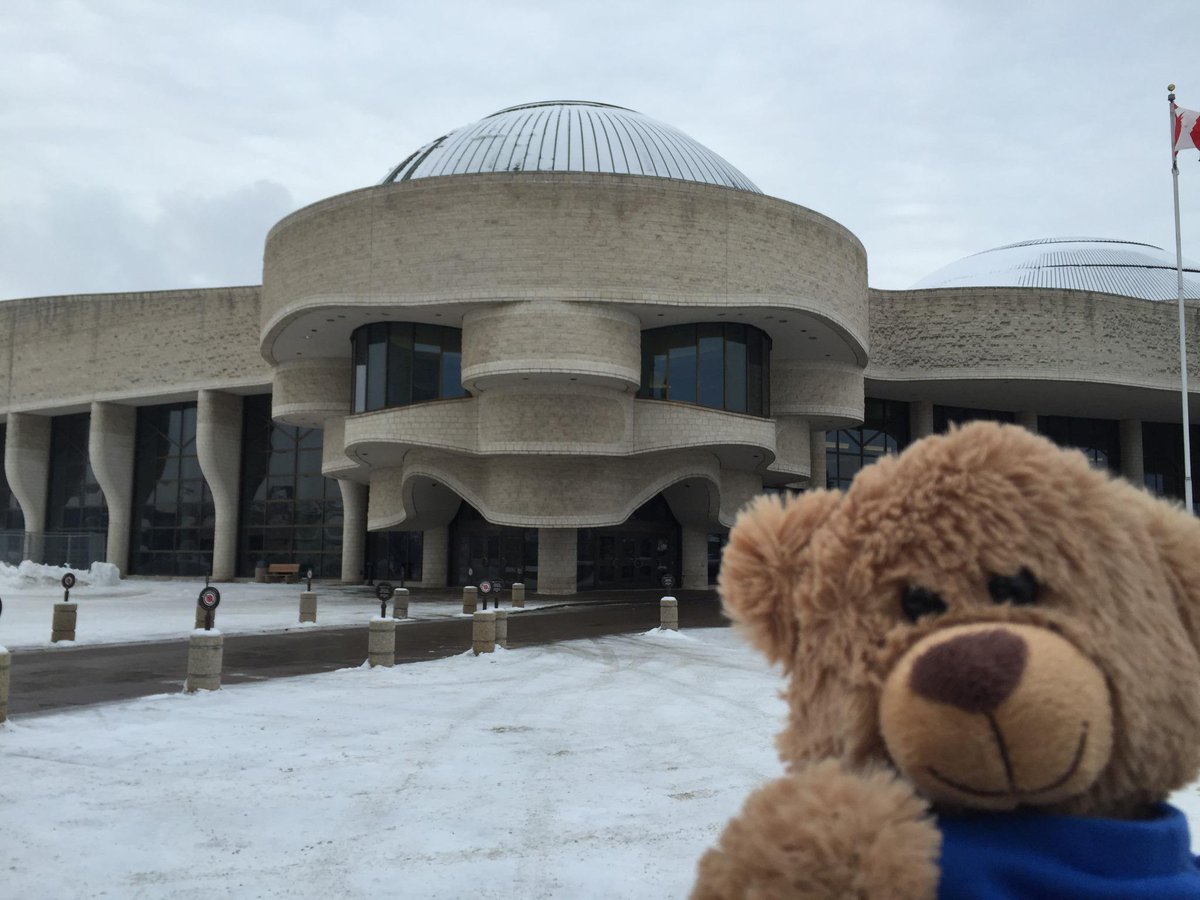 ogcsae's tweet photo. The #teteatete bear made a stop at the @CanMusHistory too!  Did you see him there? http://t.co/pNrSsQHect