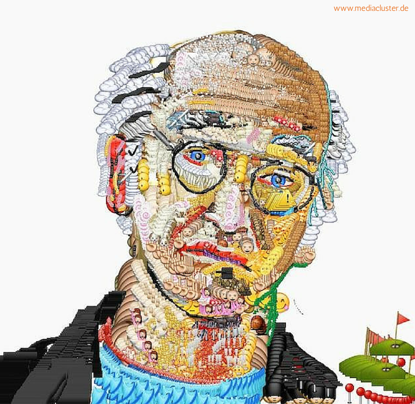 #Emojis statt Farbpalette: Kunstwerke aus #Emojicons hier selber erstellen: emoji.ink