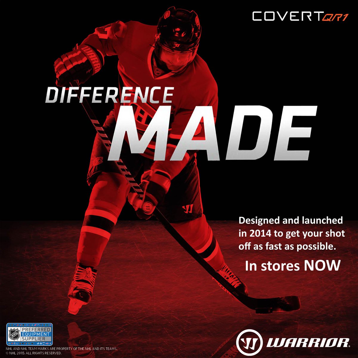 WarriorHockey's tweet photo. Difference made in 2014. #CovertQR1 #GetQuick #OwnTheOriginal #NHLAllStar http://t.co/2h4nPc7IFx