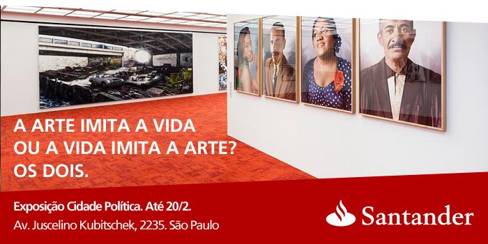 santander_br's tweet photo. 5 artistas refletem sobre o espaço das grandes cidades. Confira na Sala de Arte Santander: http://t.co/FDyxHUTjjv http://t.co/x639JJ8A0j