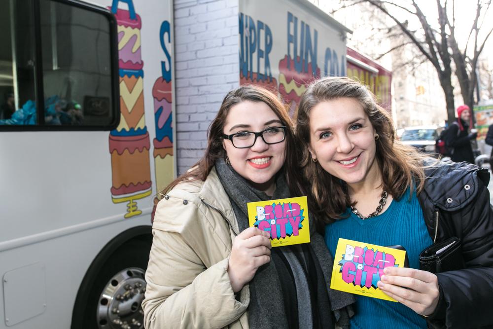 broadcity's tweet photo. new york cittaaayy: get where ur goin' by clicking the 'Broad City' map in the @Lyft app #BCRV #photbooth #karaoke http://t.co/6D7d0UPh1z