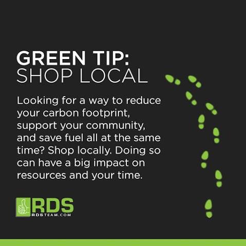 TheRDSTeam's tweet photo. Reduce your carbon footprint, support your community, and save fuel all at the same time by shopping locally. http://t.co/LItBMHi1gs