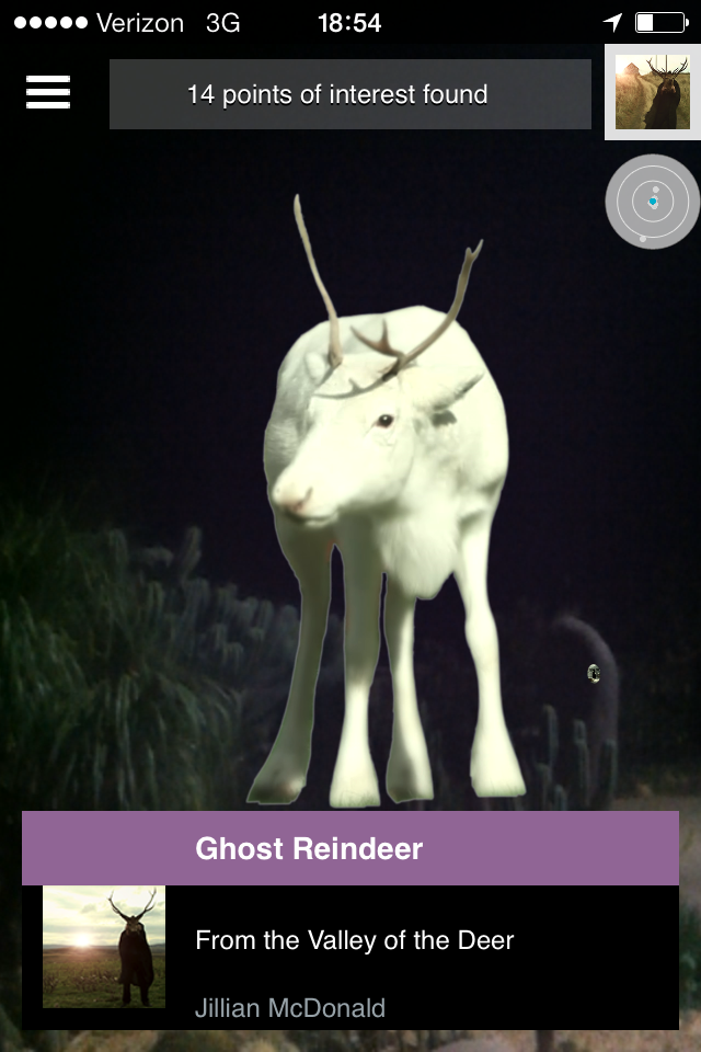 valleyofthedeer's tweet photo. Ghost Reindeer in nighttime horticultural garden, @AtkinsonGallery Santa Barbara http://t.co/4JItnB7aYL