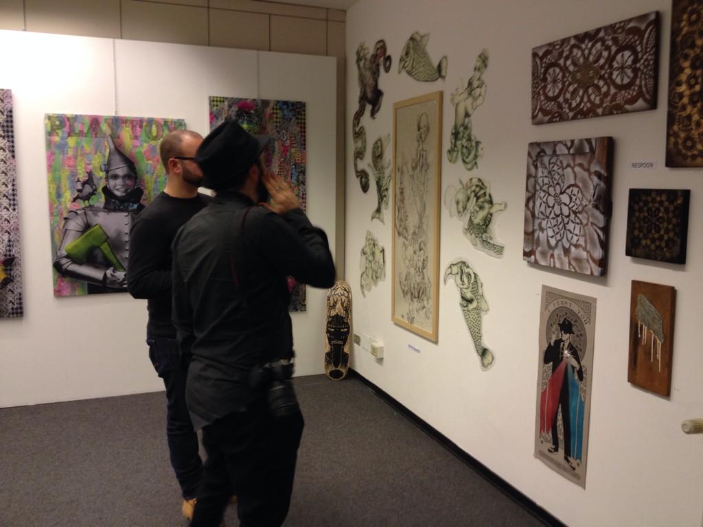 artribune's tweet image. E intanto a @setupartfair ferve l'attività tra gli stand, i talk e le cene gourmet #setupartfair #artefiera