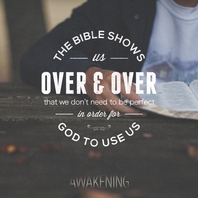 Matt Brown on Twitter: "God uses imperfect people to work out his ...