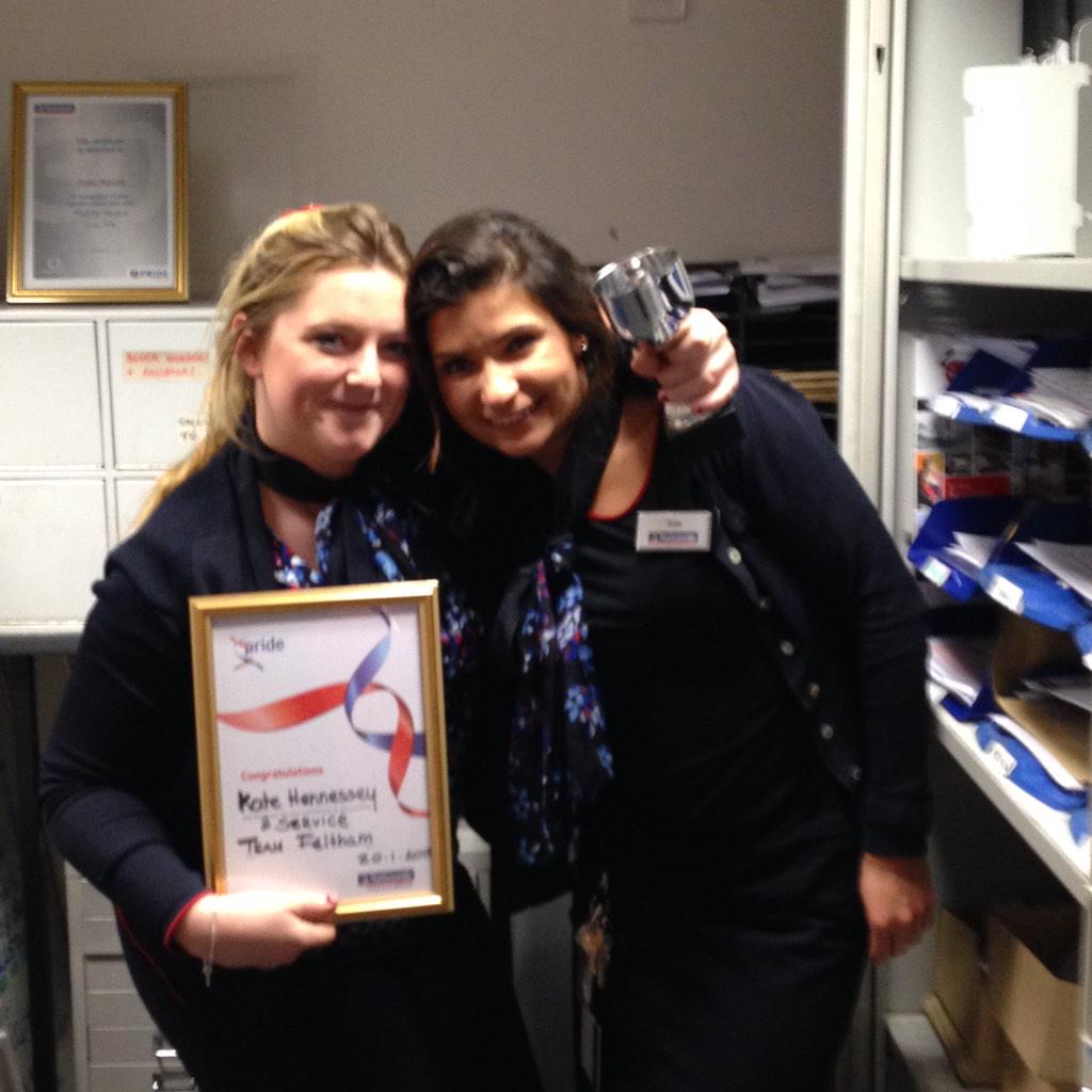 MccalMaria's tweet photo. Super sparkly day at Fab Feltham on A Friday! Katy getting her CR of the month award #proud http://t.co/icMXNSjyS4