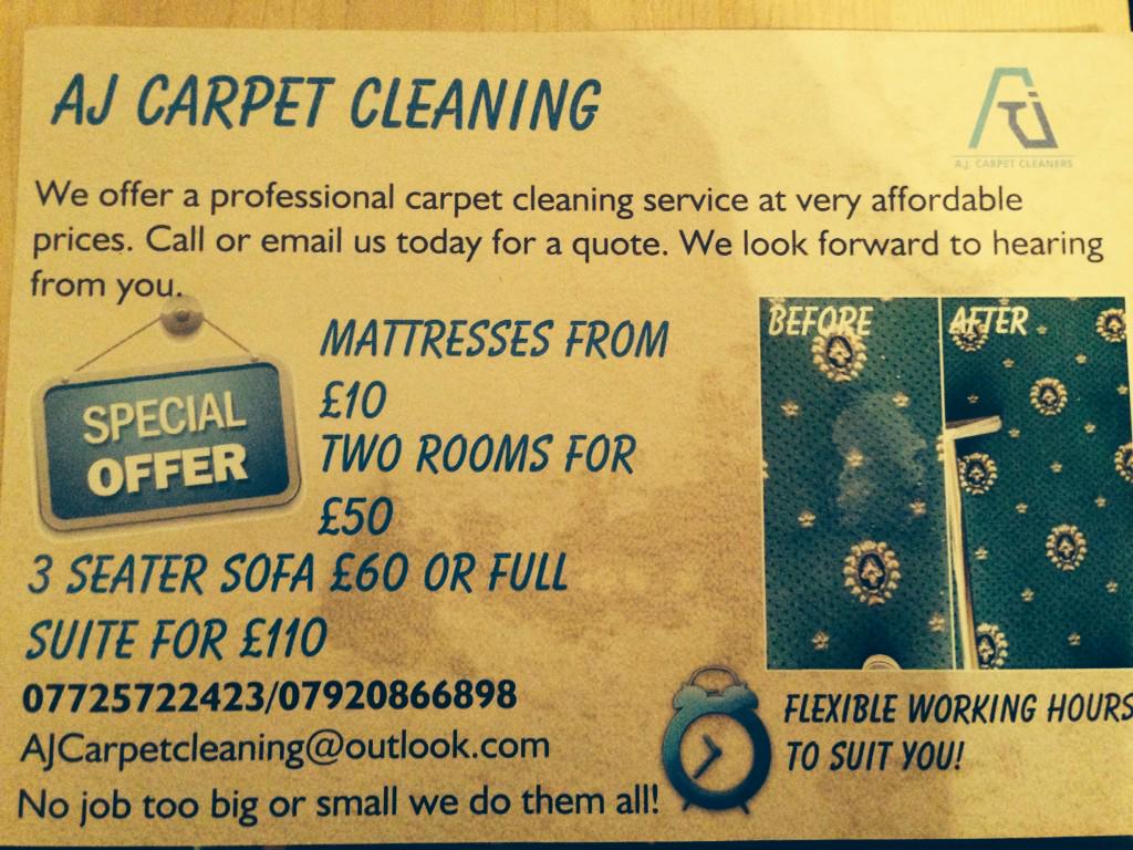 AJ Carpet Cleaning (AJCCleaning) Twitter