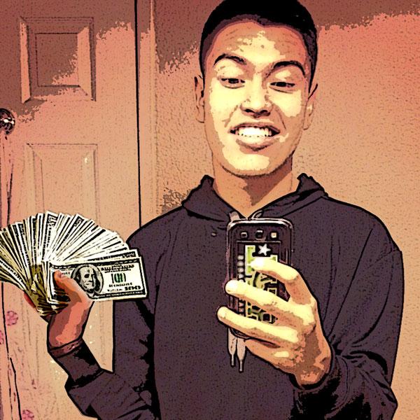 TRUE STORY: A bank robber in Cleveland was caught recently after posting pics of himself with the cash on InstaGram.