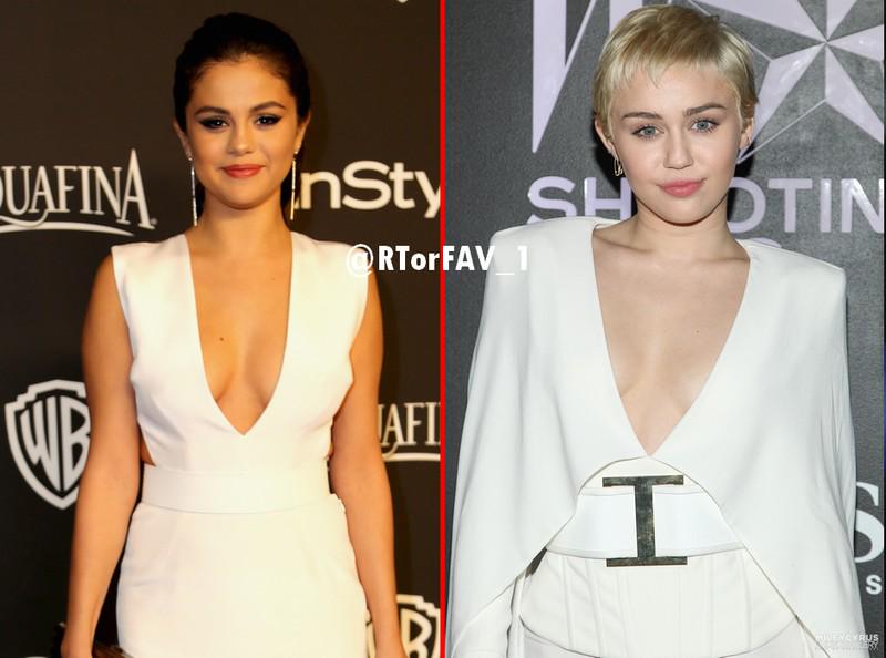 REQUESTED
RT for Selena Gomez 
FAV for Miley Cyrus