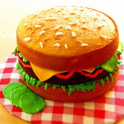 CakesDecorate's tweet image. Hamburger Cake Tutorial buff.ly/1JojNx1