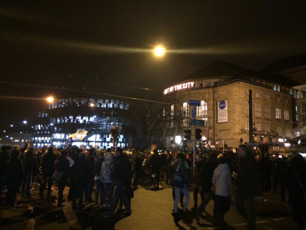 Anti-Pegida-Demo // #Freiburg #Freiburgneo #Pegida #Antipegida