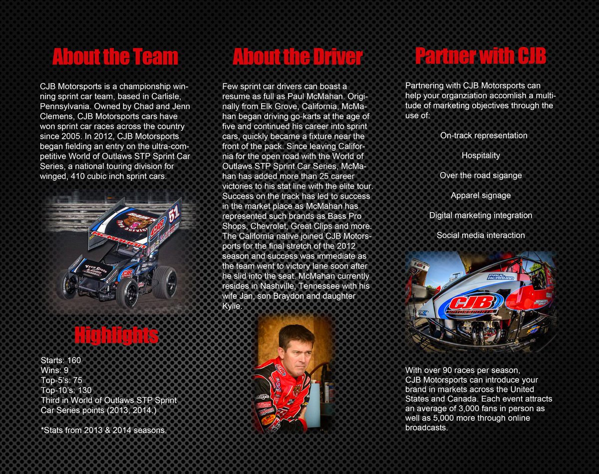 RRMediaGroup's tweet photo. New partnership materials for our friends over at @CJB_51. Take a look! Excellent team with marketing opportunities. http://t.co/eSHCO4ZvOE