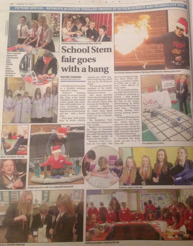 STEMSBox's tweet photo. Must have been that Christmas jumper that got @huwmjames in our local paper twice;) http://t.co/p8ubmrvaJv