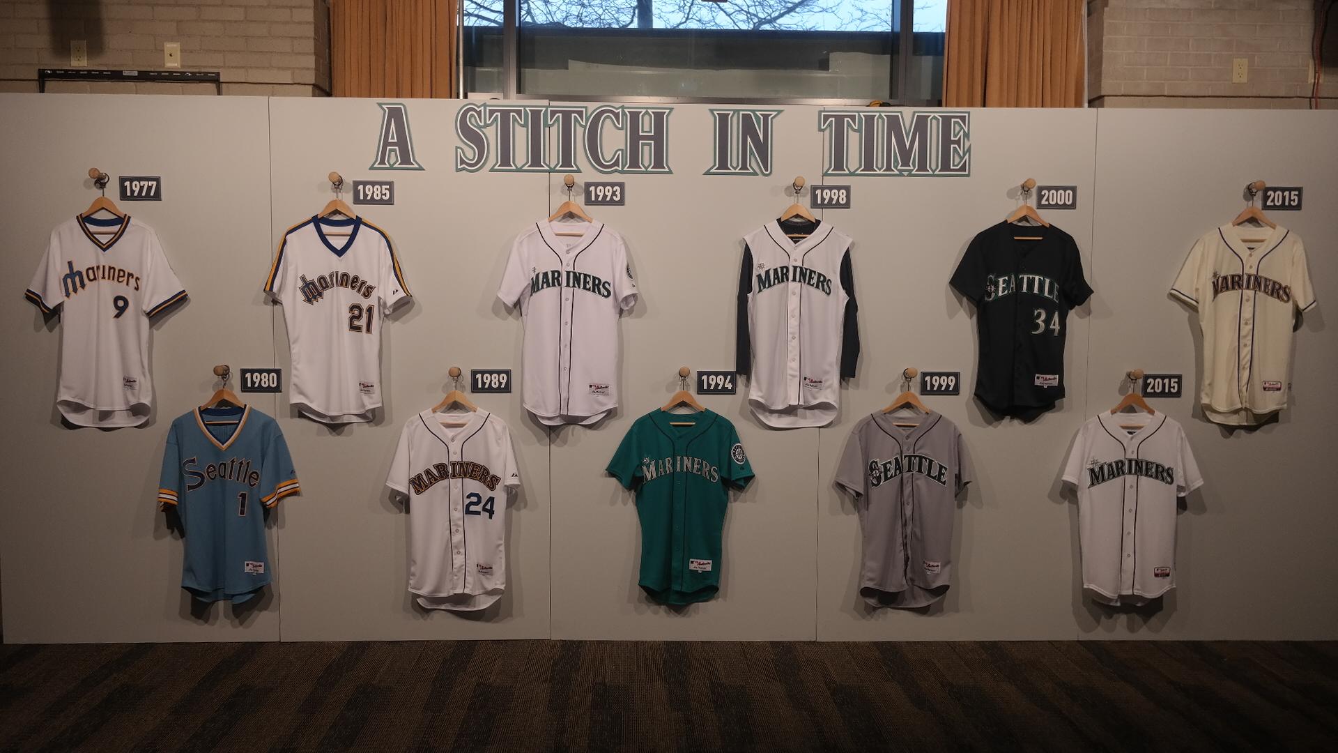Seattle mariners sales jersey history