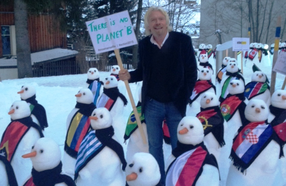 Richard Branson On Twitter Snowmanselfie At Wef15 Why We