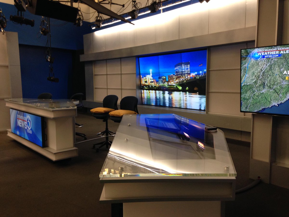 WFSBstudio's tweet photo. Ready... 'set'... go! @DixonWFSB and @JasonABowman are helping me get up and running for next week. http://t.co/6Bd9Taq0VA