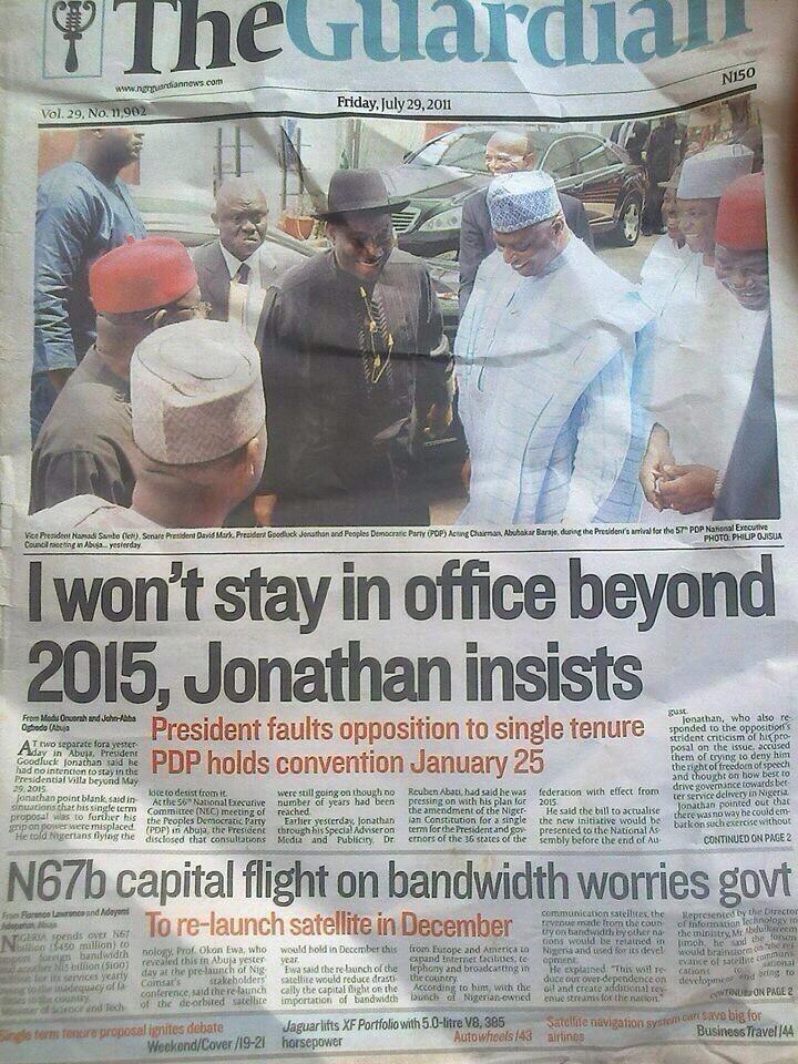 aliyousII's tweet photo. "@Smart_abbey: #GMBAllTheWay "@galacticoHD: History #whynotGEJ... Not GEJ because http://t.co/fHOXWO9rr2" he lied to Nigerians.