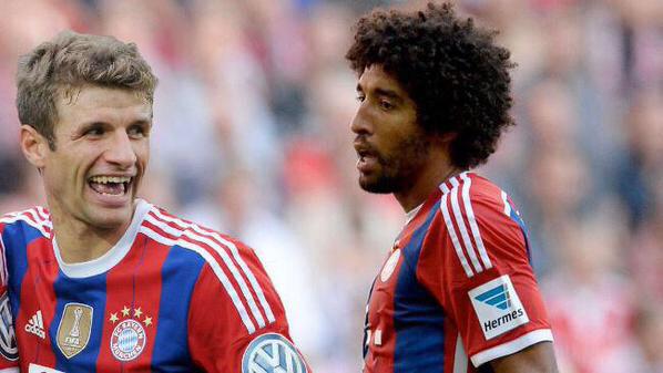 TheClubPark's tweet photo. Dante: "If Thomas Müller doesn't stop making 7-1 jokes in training, I'll start hitting him everyday." http://t.co/0d2oUiWZr1