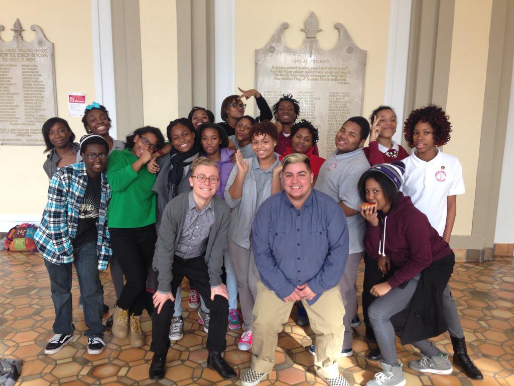 MsRaughtRocks's tweet photo. McKinley GSA celebrates #nncw15 with a luncheon celebration and special guest speakers! Happy No Name Calling Week! http://t.co/sHcT1LNATM
