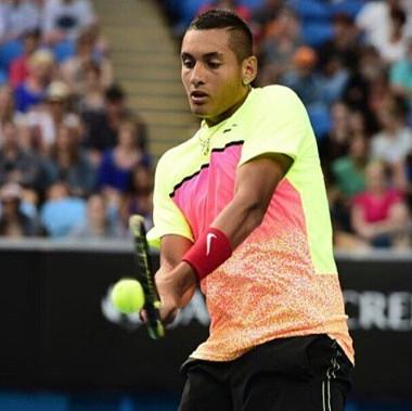 SpecialK_fans's tweet photo. Final round!
Who wore it better?
@TKokkinakis @NickKyrgios 
#AusOpen #nike #neon http://t.co/x1dqrNrsPe