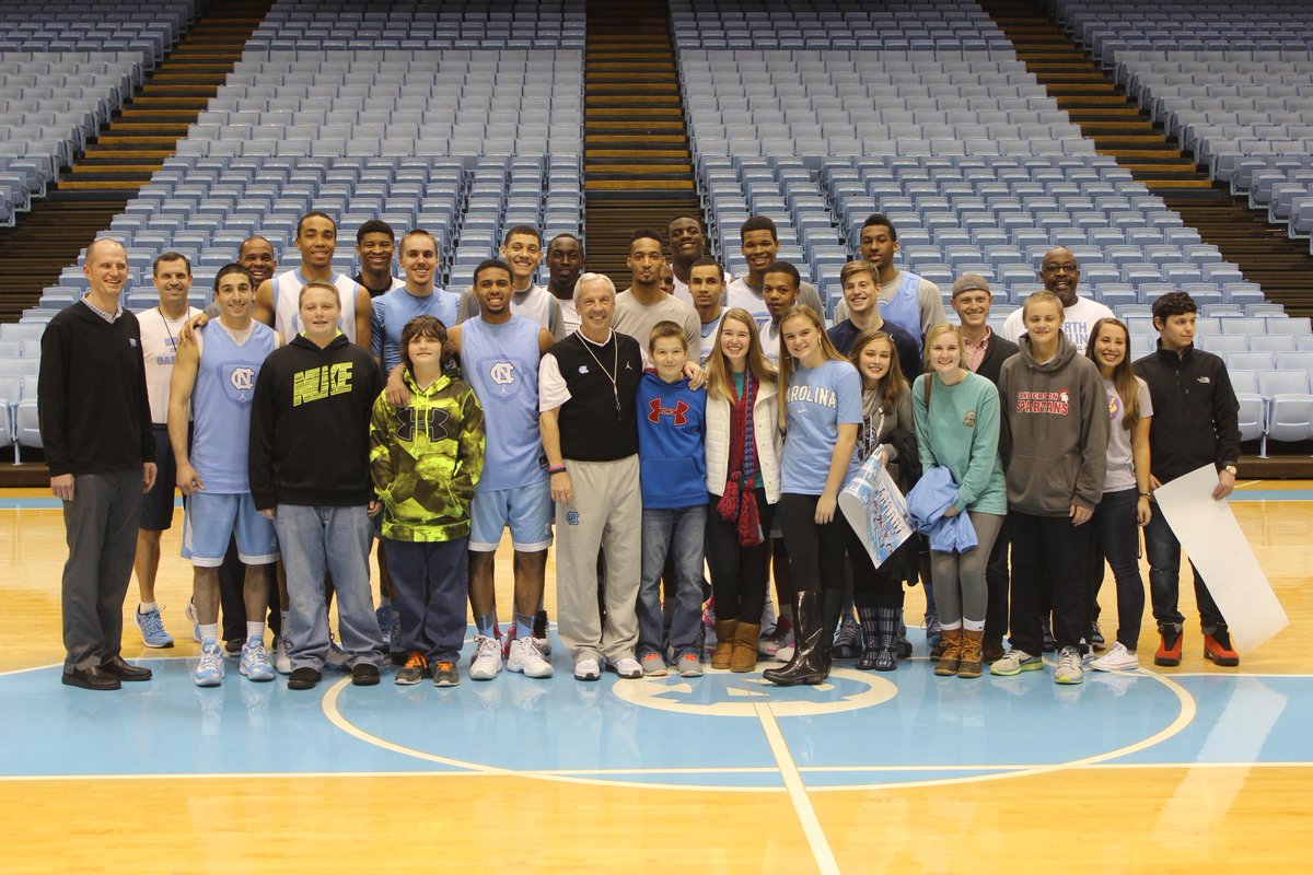 An amazing day! LOUD thank you to <a href="/UNC_Basketball/">Carolina Basketball</a> for spending the afternoon with AYA cancer patients and families!