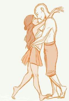Can't wait until I have to lean up to kiss Aang, hehe.~