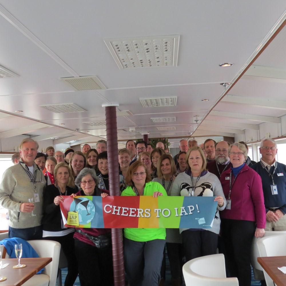 MIT_alumni's tweet photo. #ToasttoIAP near and far. Alumni celebrate with @MITBoston and aboard the @NatGeo Explorer in Antarctica http://t.co/DSfgQUcW0b