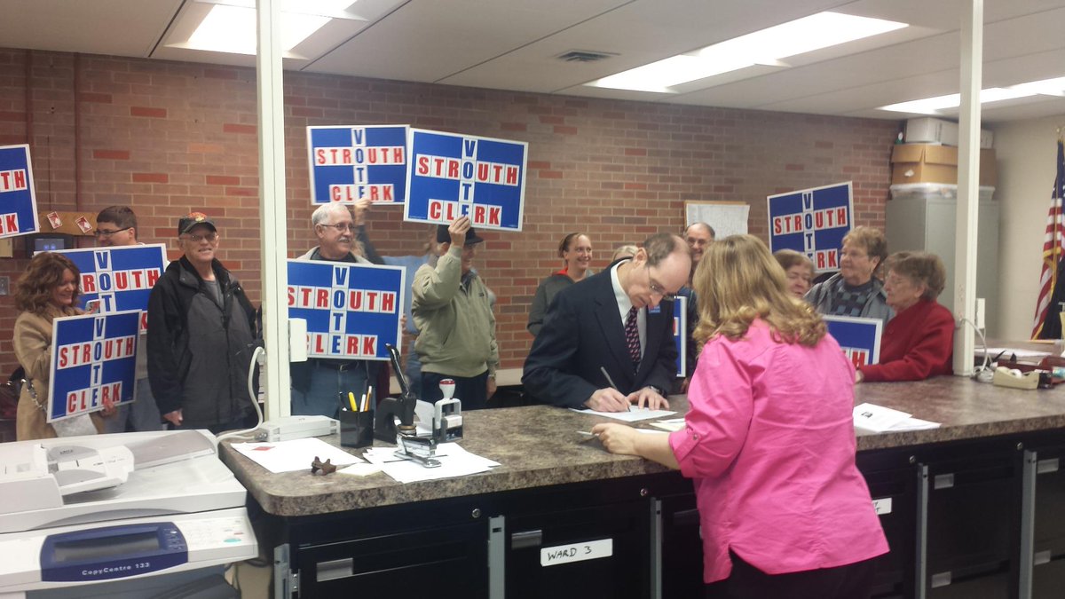 JDStrouth's tweet image. I just filed to run for Evansville City Clerk! #Evansville
