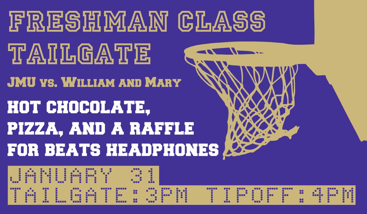 Calling all freshmen!! Class shirts will be for sale! $10. Cash or check made out to JMU.