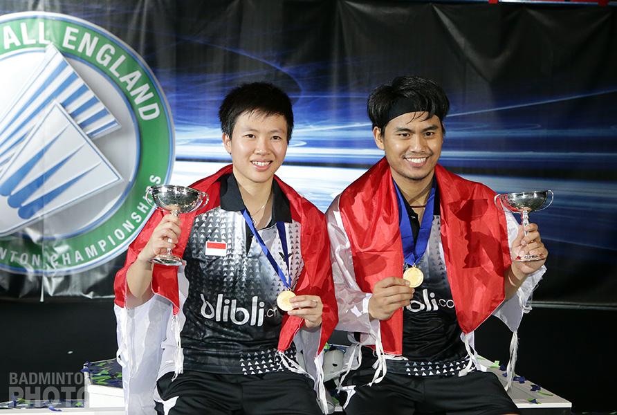 YonexAllEngland's tweet image. Can @Badmnton_INA fan favourites Natsir &amp;amp; @TontowiAhmad made it 4 @YonexAllEngland titles in a row this March?