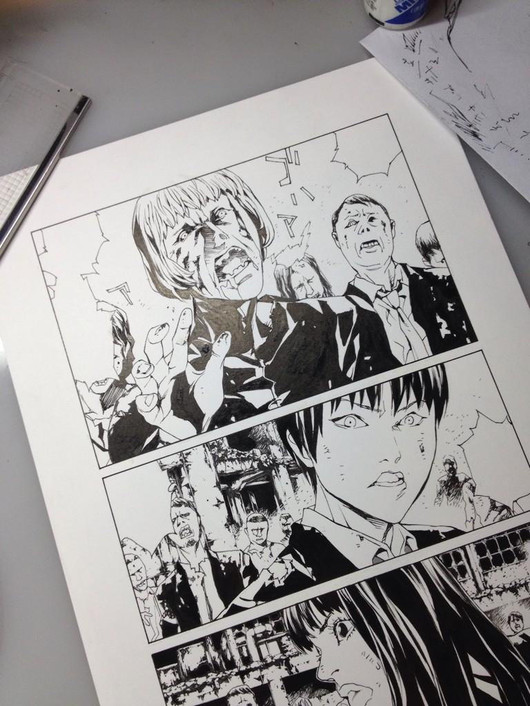 田島昭宇 前に誰かが 全一もっかい出して って言ってた ので 出してみた この展開君のために 次号ヤングaで Http T Co Csapzzitet