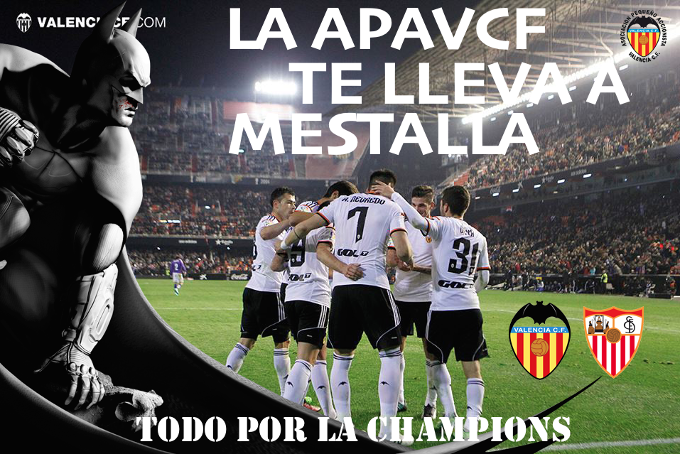 apavcf's tweet photo. La APAVCF sortea 4 entradas para partido #Liga #VCF - SEVILLA.  Solo tienes que seguirnos y hacer RT para concursar http://t.co/1hSesEJVFf