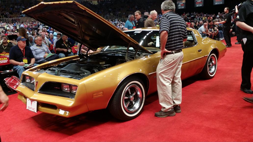 mecum's tweet photo. 1978 #Pontiac #Firebird used in the Rockford Files is #SOLD for $40,000 at #Mecum #Kissimmee #WhereTheCarsAre! http://t.co/iCl4h8vQ3w