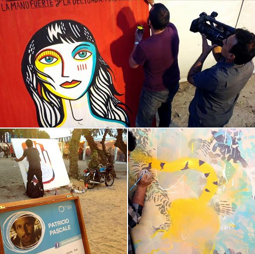 CircuitoDelArte's tweet photo. #JoseSaccone #PatricioPascale y #Acampante en @MARMuseo #MarDelPlata #Arte #Mural http://t.co/yElk26D5uZ http://t.co/JonfKNz3Nz