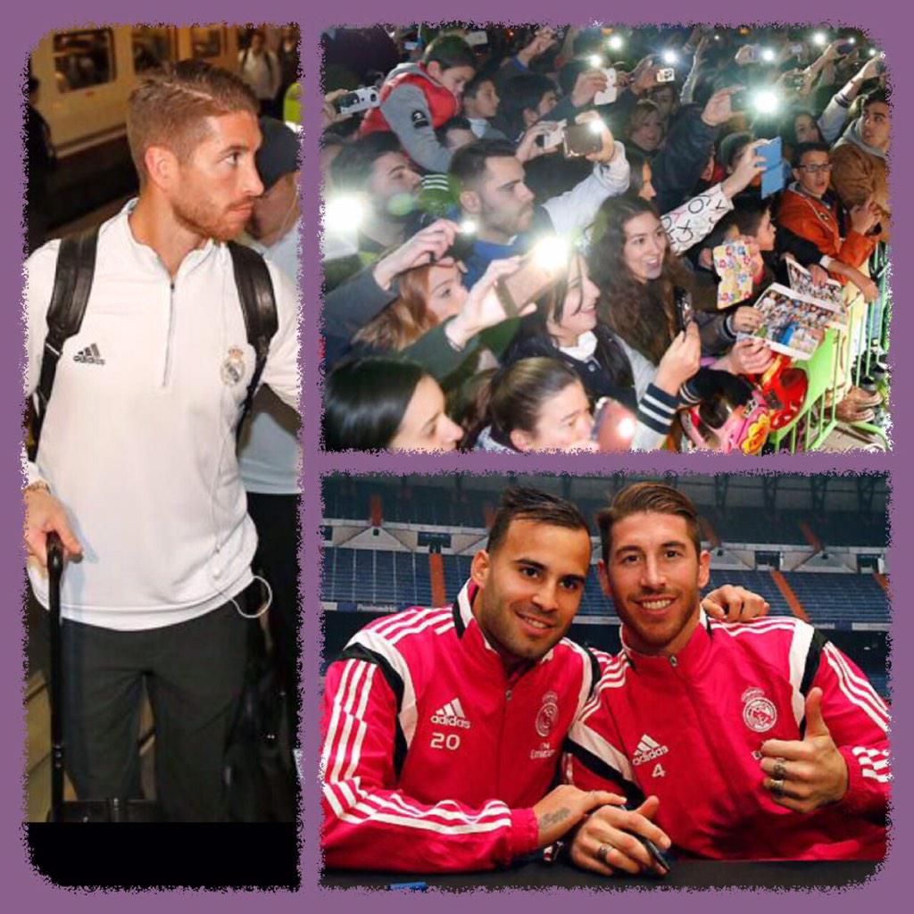 Gracias a los aficionados madridistas por el recibimiento y el cariño en Córdoba. #HalaMadrid..!!