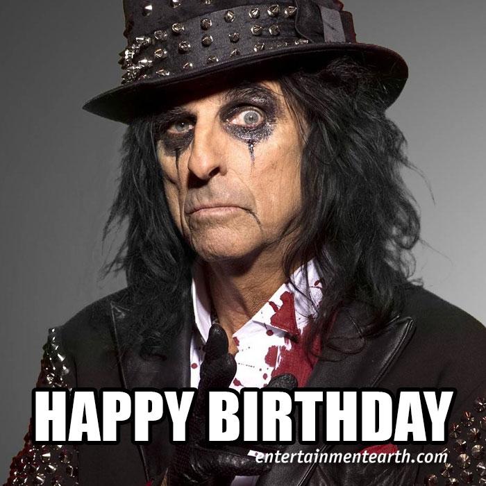 Happy 67th Birthday to Alice Cooper! Shop Collectibles:  