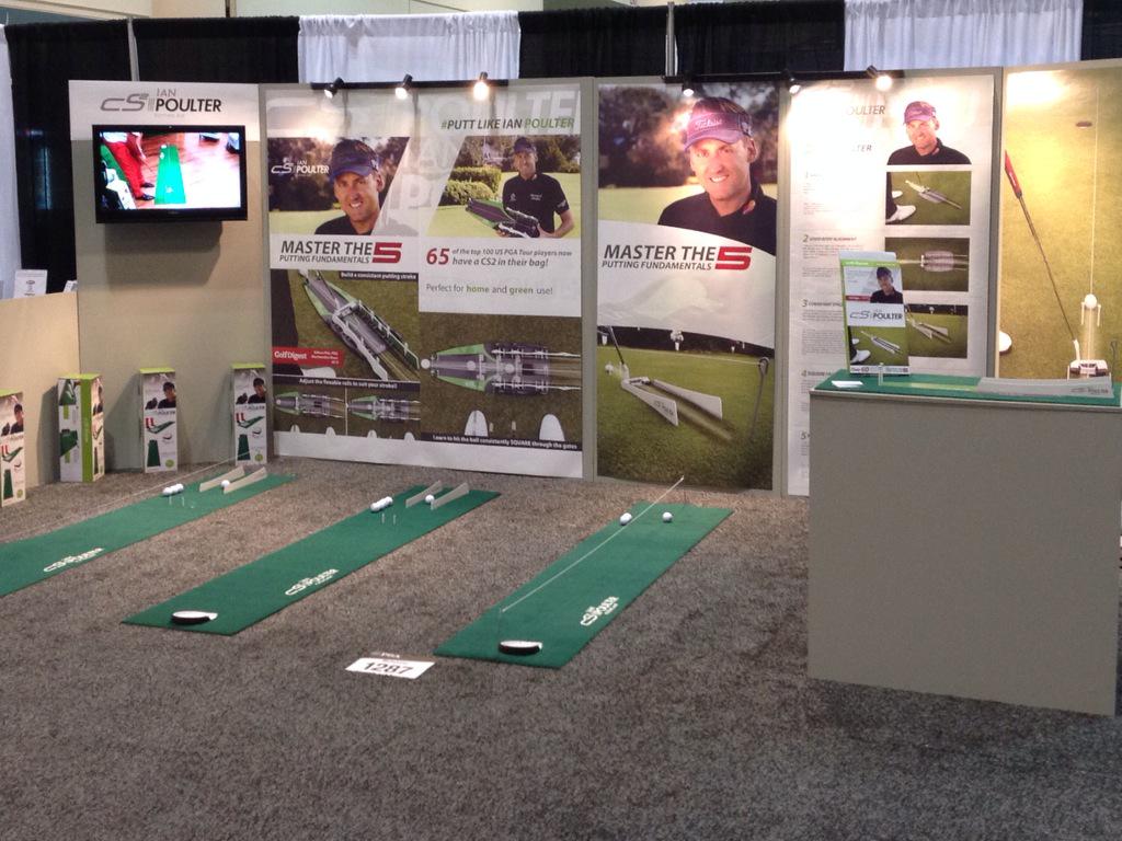 CS2PuttingAid's tweet image. New Ian Poulter CS2 Putting Mat, The only way to practice your putting at home. #PGAShow #BestInClass